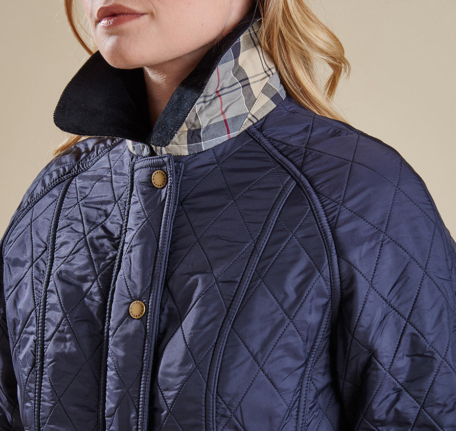 Barbour beadnell polarquilt jacket navy deals