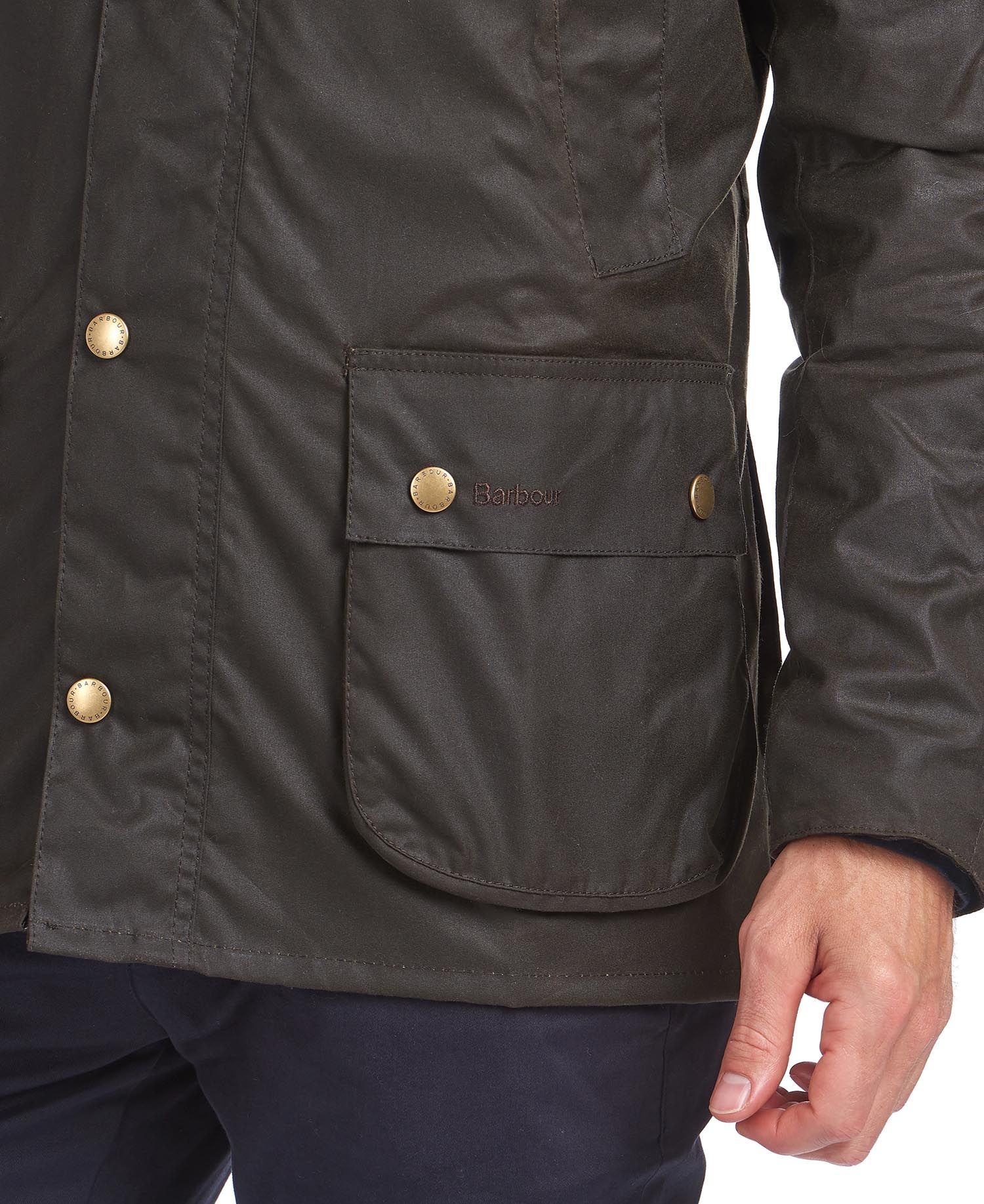Barbour Ashby Wax Jacket Navy