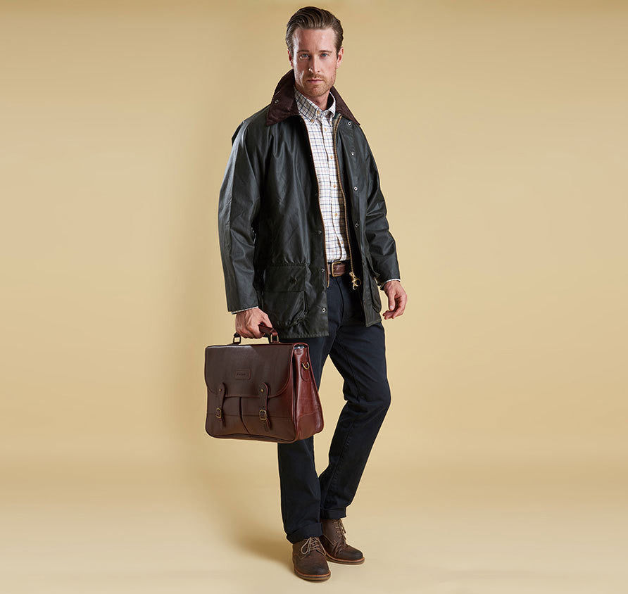 Barbour beaufort mens yellow sales