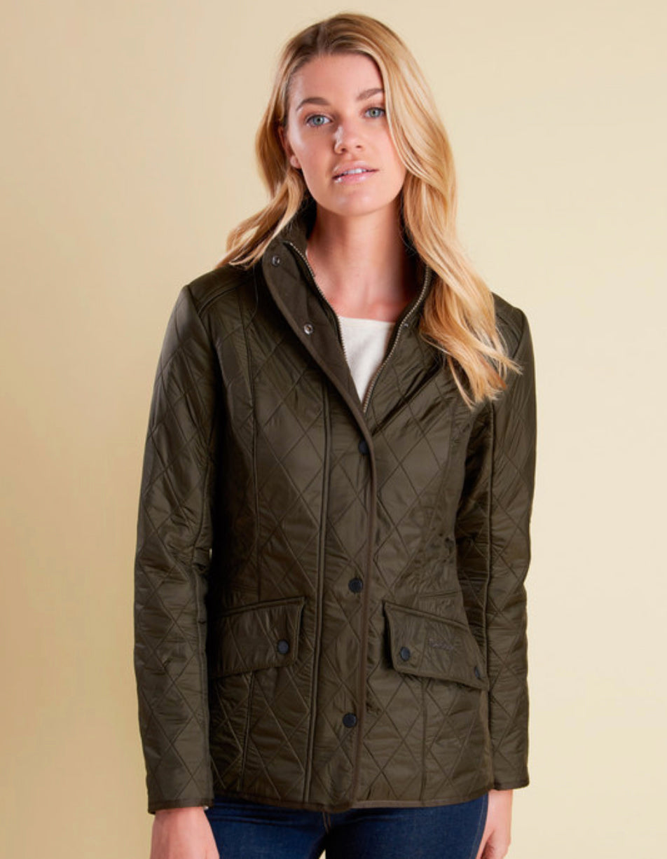 Barbour cavalry polarquilt jacket navy online