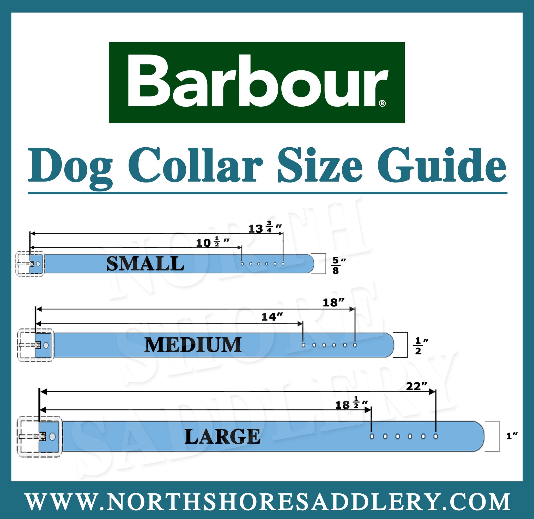 Barbour dog collar sizes clearance