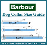 Barbour Tartan Leather Dog Collar - North Shore Saddlery