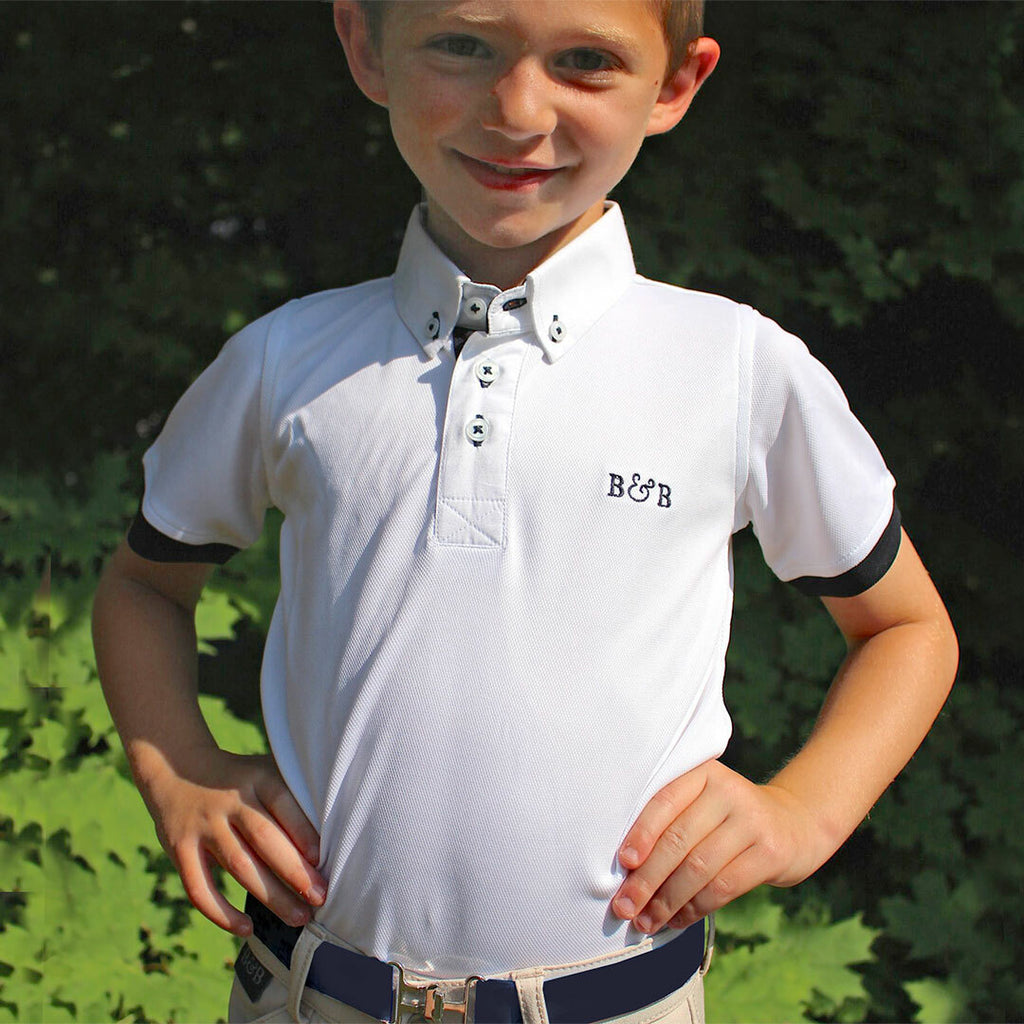 Belle & Bow Equestrian Boys Polo Shirt