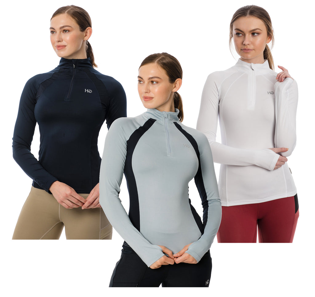 Horseware Aveen Half Zip Technical Long Sleeve Top - SALE