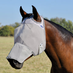 Cashel Crusader Fly Mask Long Nose Without Ears - North Shore Saddlery