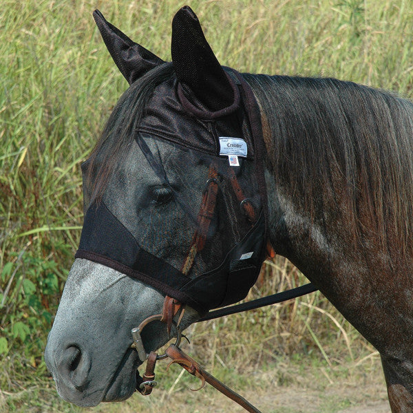 Cashel Quiet Ride Fly Mask Standard With Ears - North Shore Saddlery