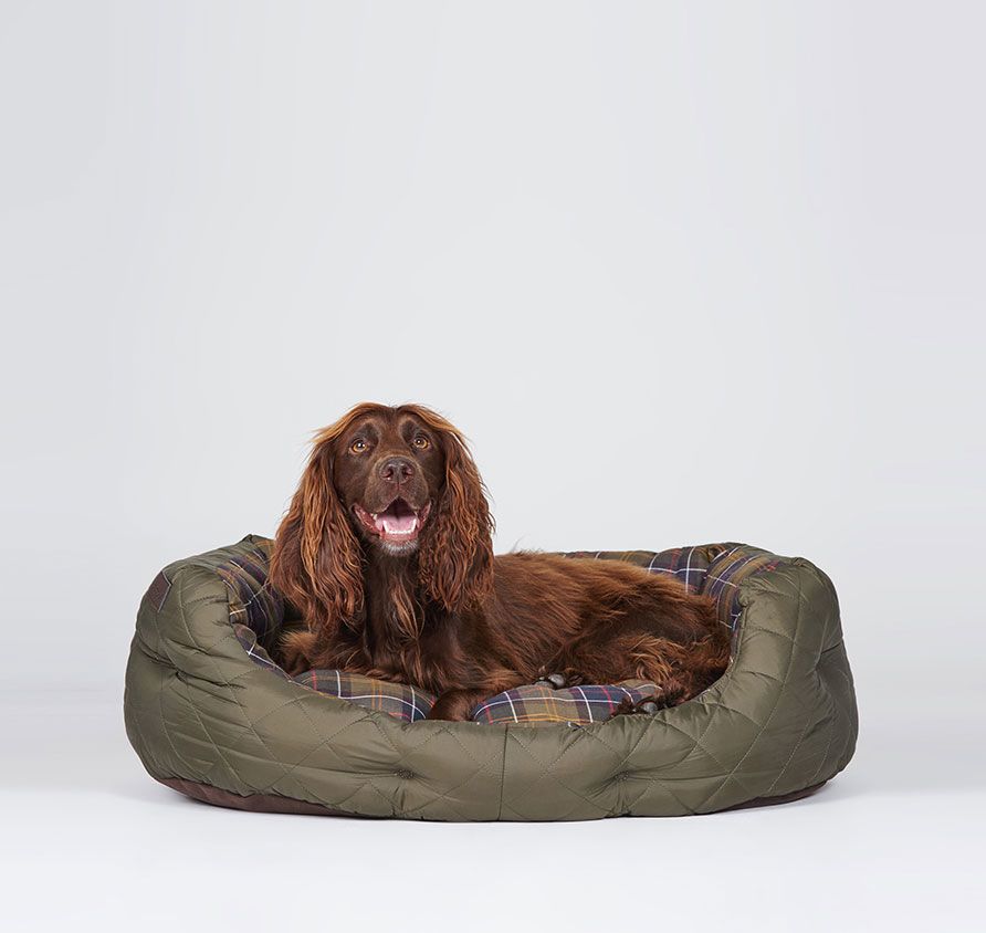 Barbour Quilted Dog Bed 30"