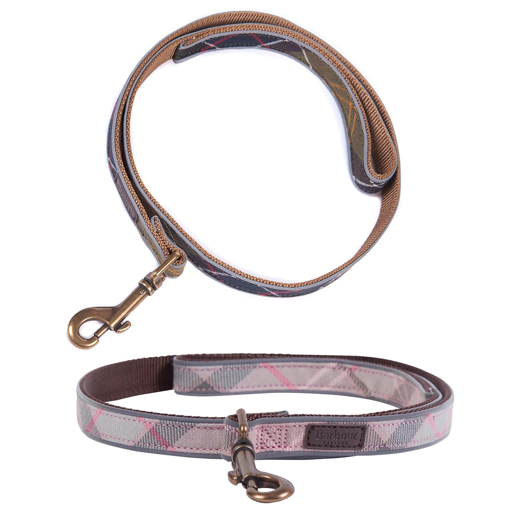 Barbour Reflective Tartan Dog Leash North Shore Saddlery