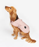 Barbour Pink Quilted Dog Coat