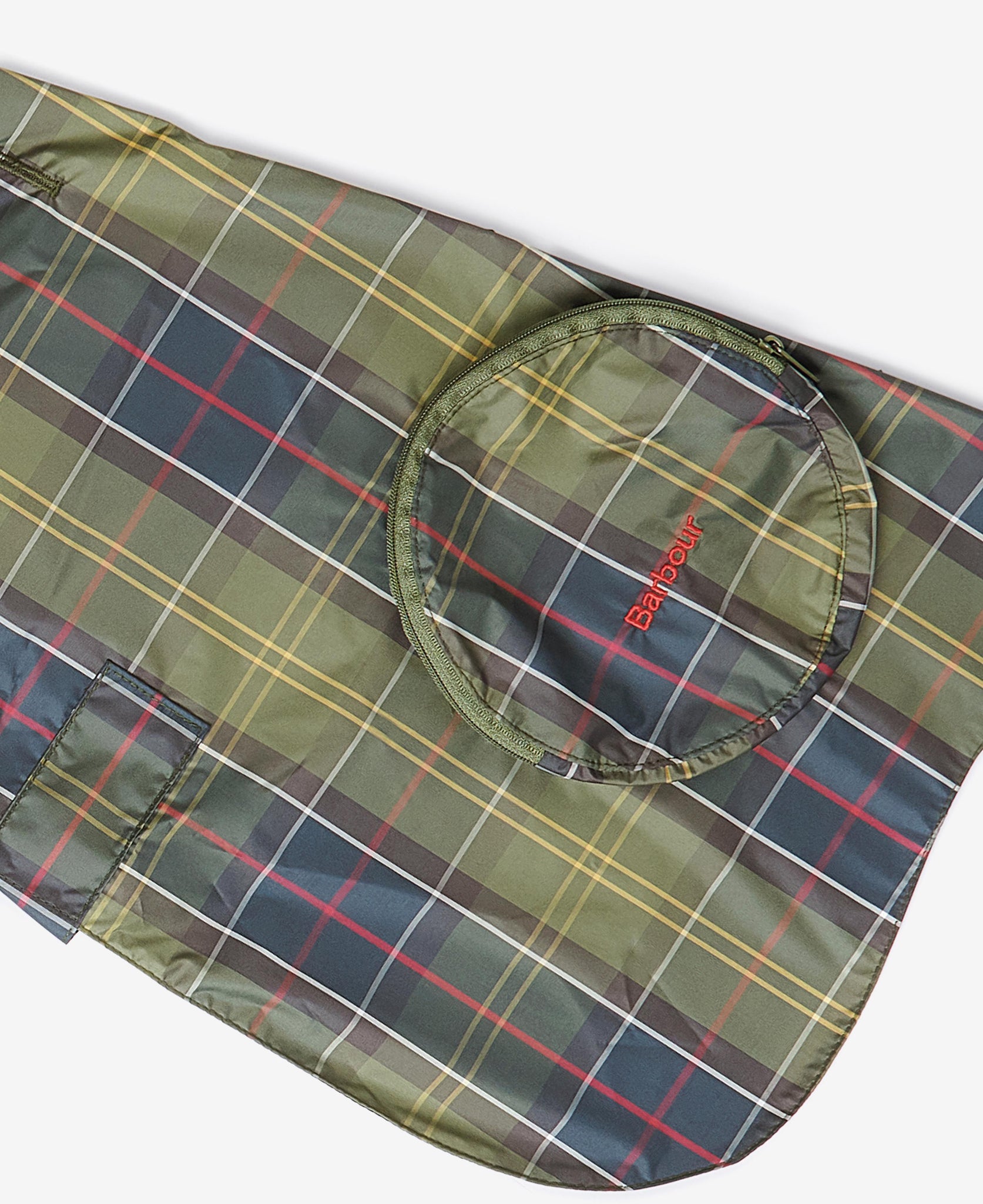 Barbour Packable Tartan Dog Coat North Shore Saddlery