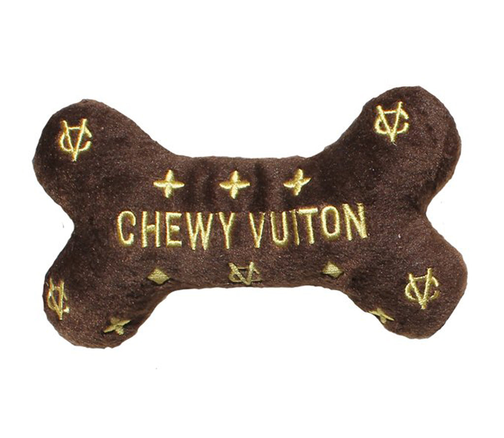 Chewy Vuiton Bone Dog Toy