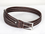 Equiline Logan Braided Leather Unisex Belt - North Shore Saddlery