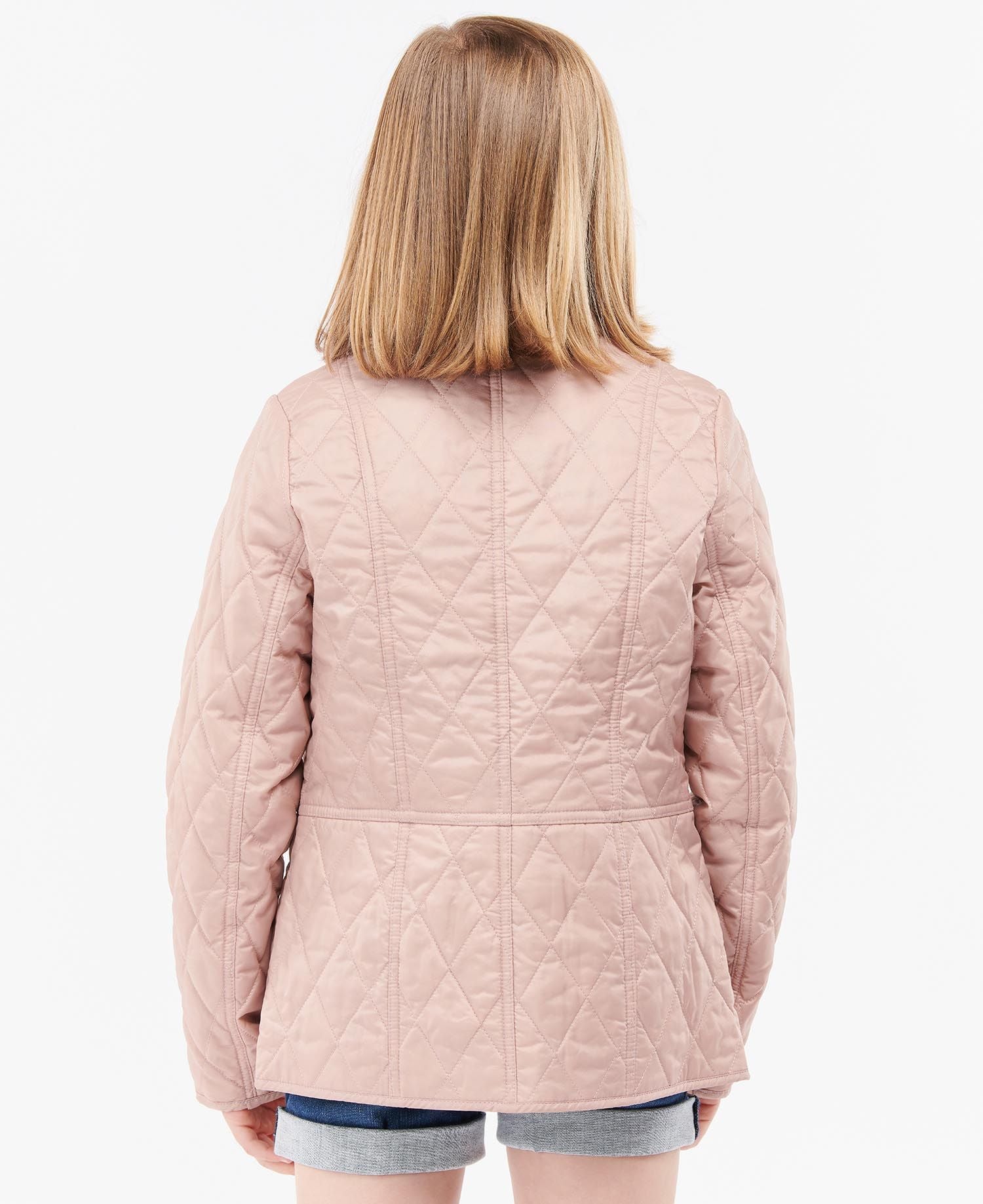 Barbour Girls Printed Liddesdale Quilted Jacket SALE