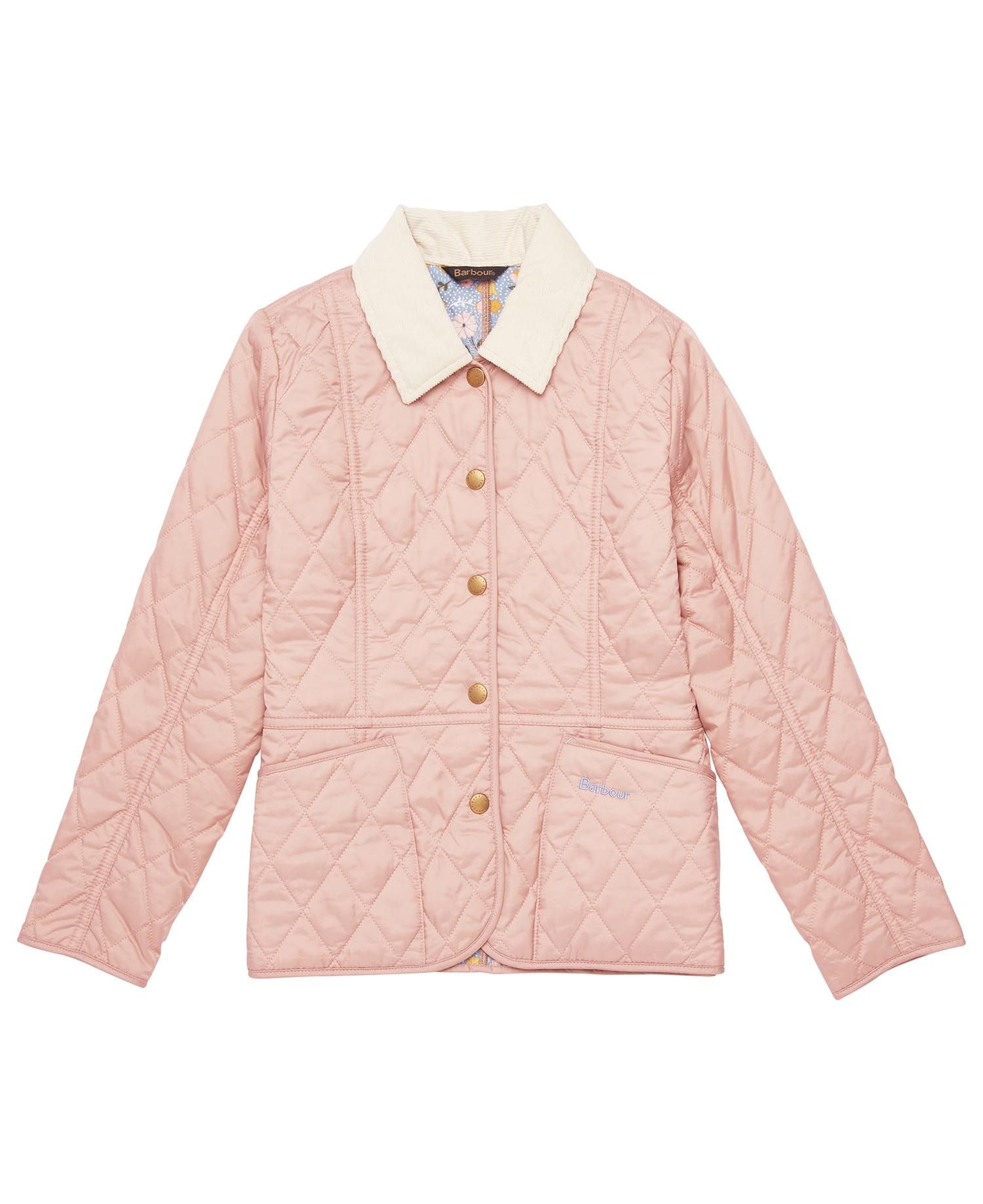 Barbour Girls Printed Liddesdale Quilted Jacket - SALE