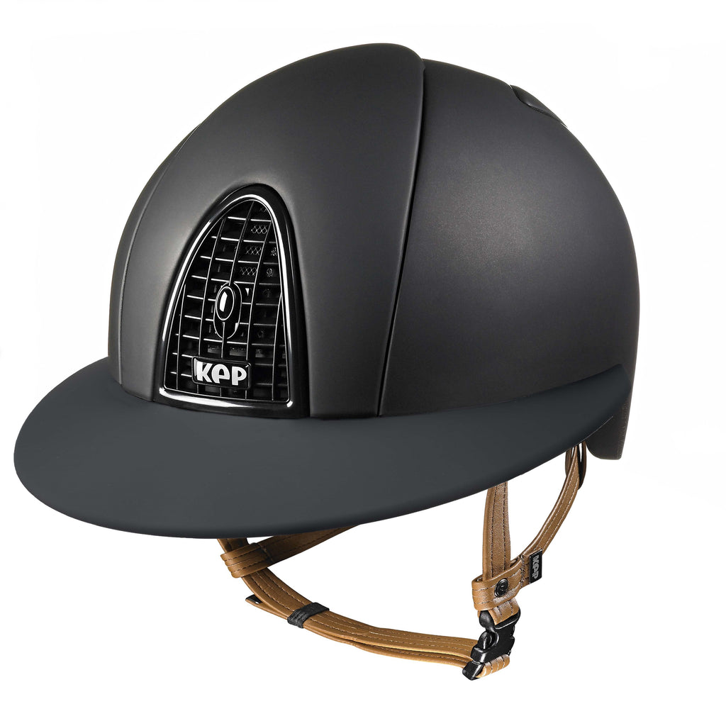 KEP Italia Cromo Matt Polo Peak Wide Visor Helmet - SALE