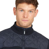 Barbour Essential Diamond Quilt Half Zip Sweater