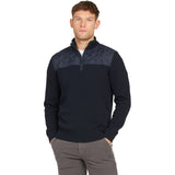 Barbour Essential Diamond Quilt Half Zip Sweater