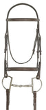 Ovation Fancy Raised Padded Bridle with Laced Reins - North Shore Saddlery