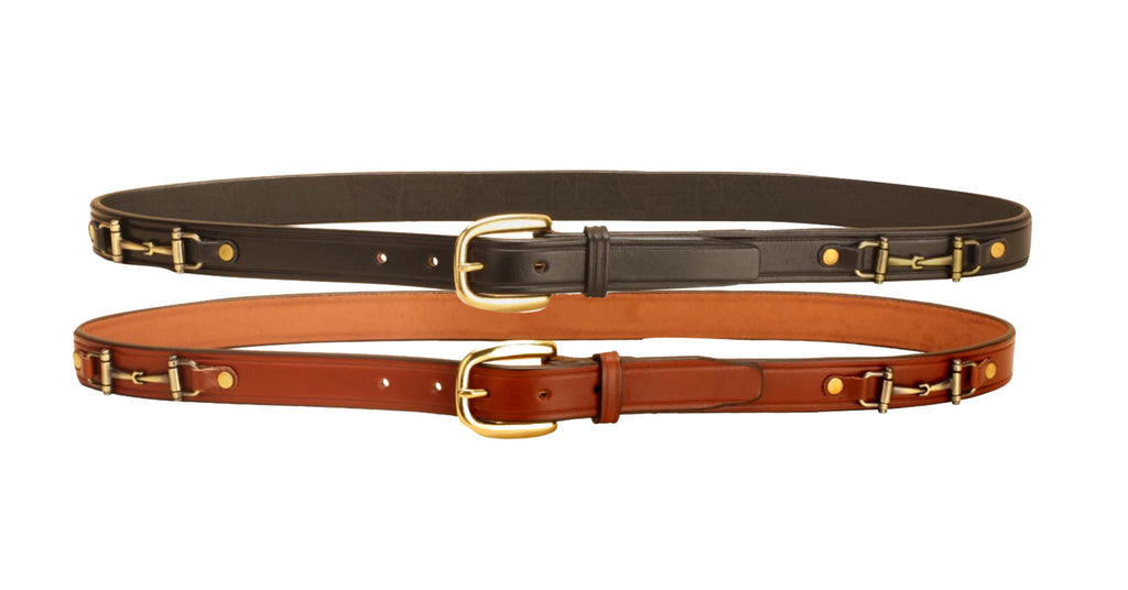 Tory Leather 1" Snaffle Bit Belt