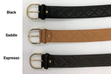 Tailored Sportsman Quilted Leather C Belt