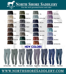 Tailored Sportsman Trophy Hunter Low Rise Front Zip Breech Colors - North Shore Saddlery
