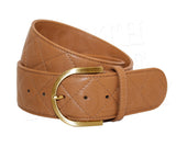 Tailored Sportsman Quilted Leather C Belt - North Shore Saddlery