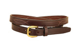 Tory Leather 3/4” Stitched Pattern Leather Belt - North Shore Saddlery