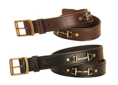Tory Leather 1 1/2"  Snaffle Bit Leather Belt - North Shore Saddlery