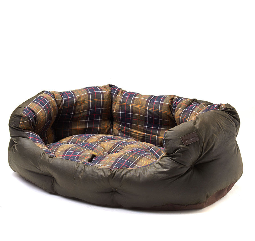 Barbour Waxed Cotton Dog Bed 35