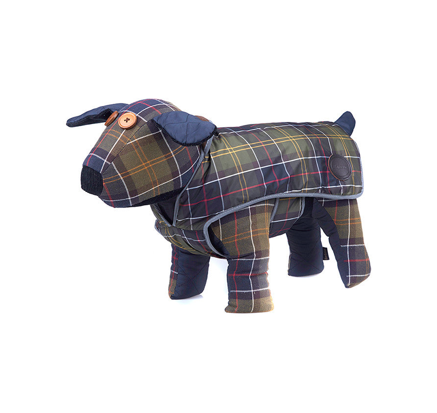 Barbour dog store coat tartan